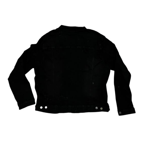Si Tu Veux Black Men’s Jean Jacket Size XXXL - Picture 5 of 5